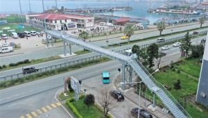 RİZE OTOGAR KAVŞAĞINDA YENİ ÜST GEÇİT