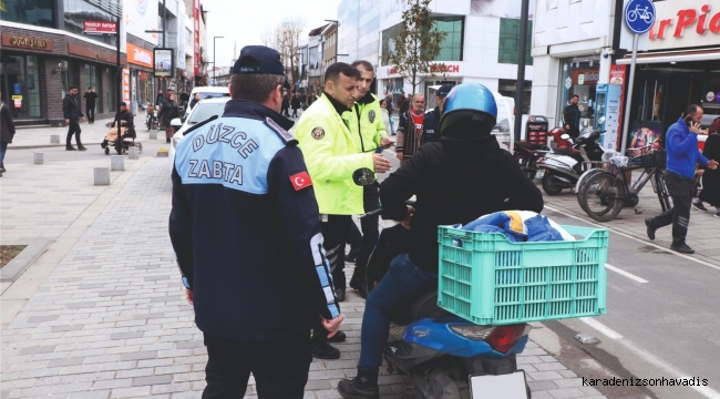 YAYA TRAFİĞİNİ TEHLİKEYE ATANLARA DENETİM