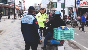 YAYA TRAFİĞİNİ TEHLİKEYE ATANLARA DENETİM