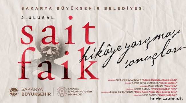 2. Ulusal Sait Faik Abasıyanık Hikaye Yarışması’nın sonuçları belli oldu