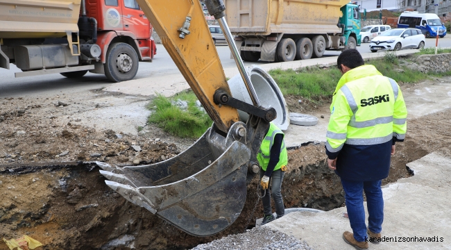 Büyükşehir Belediyesi’nden Serdivan’ın güçlü altyapı ağına yeni yağmursuyu hattı