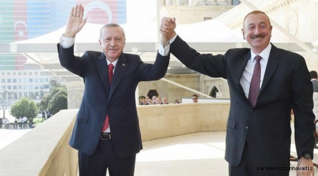 Cumhurbaşkanı Aliyev, Recep Tayyip Erdoğan`ı tebrik etti