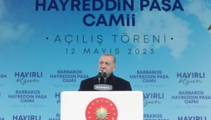 Cumhurbaşkanı Erdoğan, Barbaros Hayrettin Paşa Camii'nin açılışını gerçekleştirdi