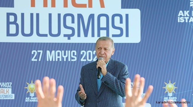 Cumhurbaşkanı ve AK Parti Genel Başkanı Erdoğan, partisinin İstanbul Beykoz mitingine katıldı.