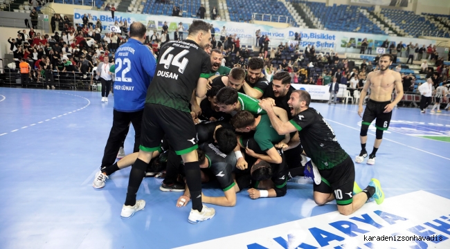 Düdüğe 5 saniye kala gelen altın gol: Büyükşehir Hentbol büyük finale çok yakın