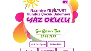 Gündüz Çocuk Bakımevinde Yaz Okulu Başlıyor