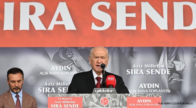 MHP lideri Devlet Bahçeli: Kılıçdaroğlu'na verilecek her oy Kandil'e gidecek