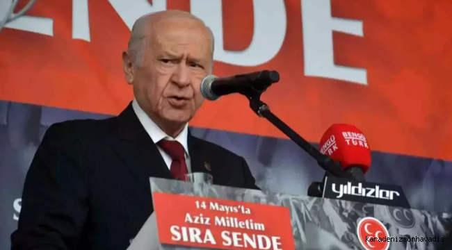 MHP lideri Devlet Bahçeli: Sözde Kürdistan projesinin figüranı Kılıçdaroğlu'dur