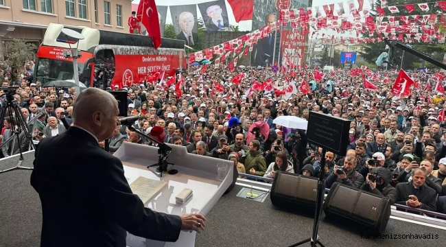 MHP lideri Devlet Bahçeli, Trabzon'da seçmenlerle buluştu