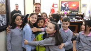 Minik Öğrencilerden Başkan Köse’ye Ziyaret