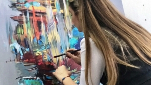 RESSAM LEYLA AFACAN KODAMAN'IN SANKO'DA AÇTIĞI SERGİ DEVAM EDİYOR