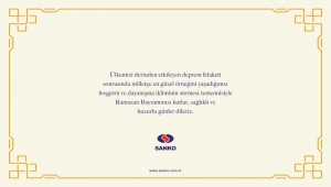  Sanko Holding Ramazan Bayramı Kutlama ilanı