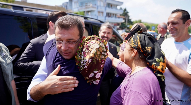 İMAMOĞLU: YARALARINIZA İLAÇ OLMAYA GAYRET ETTİK, OLMAYA DA DEVAM EDECEĞİZ