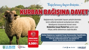 SİLİVRİ BELEDİYESİNDEN KURBAN BAĞIŞI KAMPANYASI