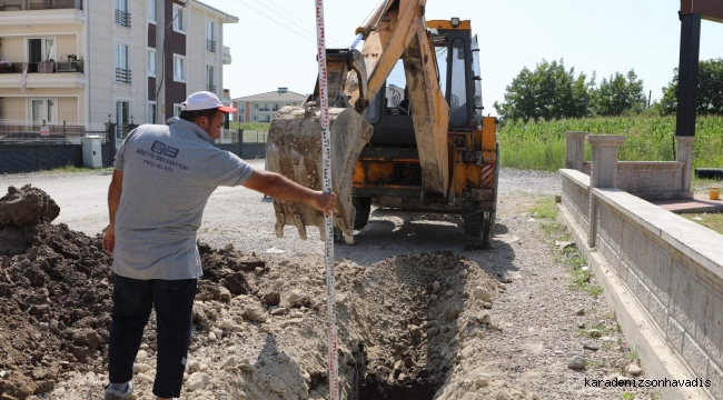 Arifiye’de Yeni Yerleşim Bölgelerinde Altyapı Çalışmaları Sürüyor