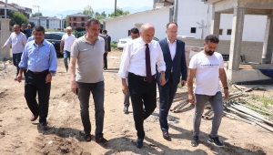 Başkan Özlü, eğitim yatırımlarını yakından takip ediyor