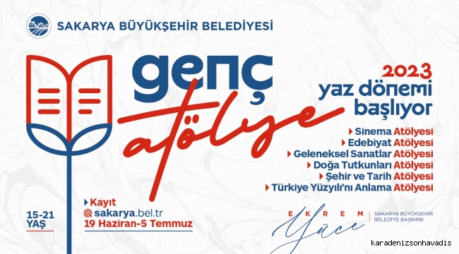 Büyükşehir Genç Atölye’de kayıtlar devam ediyor