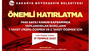 Büyükşehir kamu borçlarına dair uyardı; Son tarih 31 Temmuz