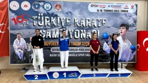 Sakarya Büyükşehir’in karatecisi Bursa’da rüzgâr gibi esti
