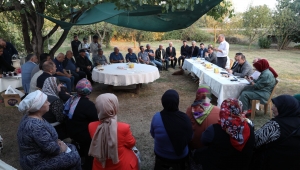 BAŞKAN ÖZLÜ MAHALLE ZİYARETLERİNE DEVAM EDİYOR