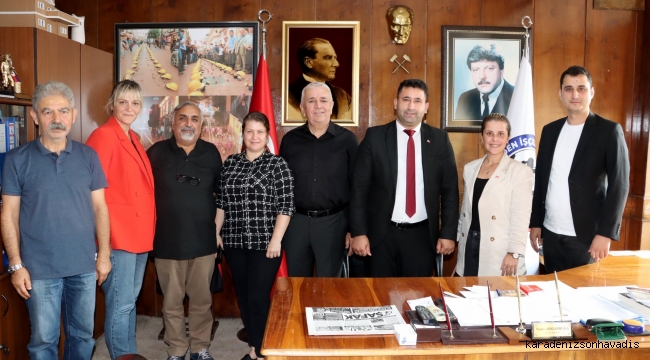 CHP Kozlu İlçe Yönetiminden Arslanbuğa'ya ziyaret