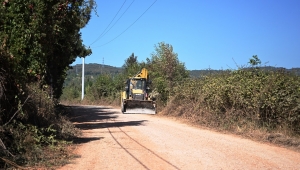 Kartepe yollarında kış hazırlığı