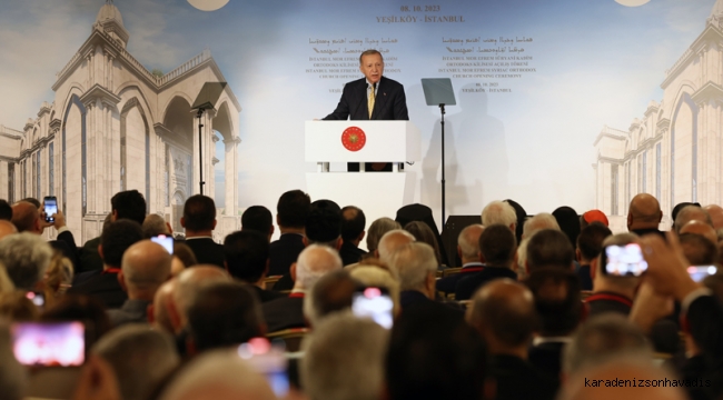 Cumhurbaşkanı Erdoğan,Mor Efrem Süryani Kadim Ortodoks Kilisesi açılış töreninde konuştu 