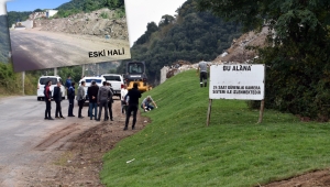 Kırmacı'daki eski çöplük alanı güzelleştiriliyor