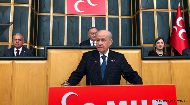 MHP Lideri Devlet Bahçeli: Kahraman Türk Silahlı Kuvvetlerimiz gidebildikleri yere kadar gitmeli