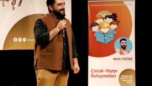 Çocuk kitabı yazarı Melih Tuğtağ öğrencilerle buluştu