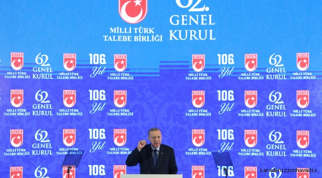 Cumhurbaşkanı Erdoğan,MTTB 62. Genel Kurulu'na katıldı.