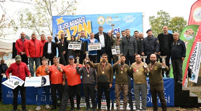 KARTEPE’DE SAZAN BALIĞI TUTMA YARIŞMASI SONUÇLANDI