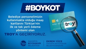 Sakarya Büyükşehir maaş ödemelerinde Türkiye’nin ödeme yöntemi TROY’a geçiyor