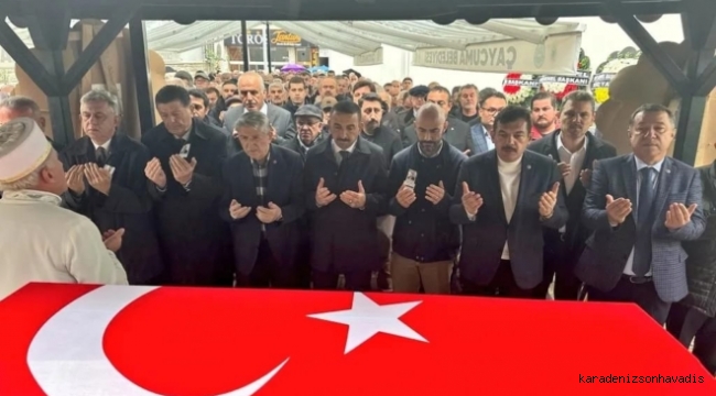 Vekil Avcı Bakan Güneş Müftüoğlu'nun cenaze törenine katıldı