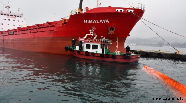 Bozhane Limanı’nda deniz kirliliği tatbikatı yapıldı