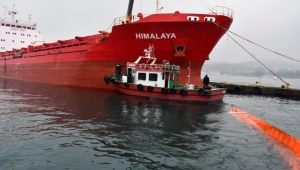 Bozhane Limanı’nda deniz kirliliği tatbikatı yapıldı