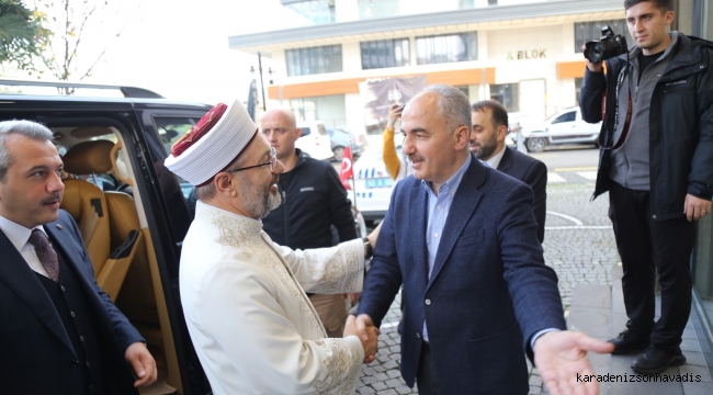 Diyanet İşleri Başkanı Erbaş'tan, Başkan Metin'e ziyaret