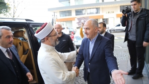 Diyanet İşleri Başkanı Erbaş'tan, Başkan Metin'e ziyaret