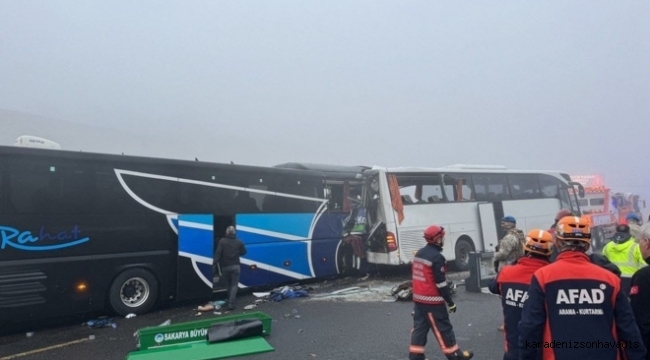 Kuzey Marmara Otoyolu’nda zincirleme kaza: 10 ölü, 59 yaralı