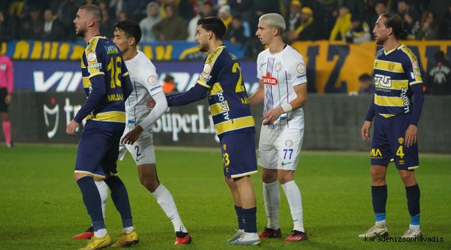 MKE Ankaragücü: 1 - Çaykur Rizespor: 1 