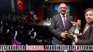 TİMBİR Mardin Temsilcisine hizmet ödülü
