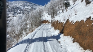 Giresun’da kar esareti; 121 köy yolu kapalı