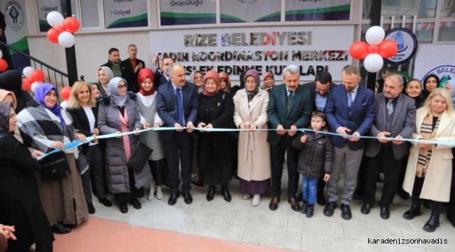 Rize’de Kadın Koordinasyon Merkezi Meslek Edinme Kursu hizmette