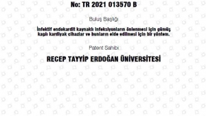 RTEÜ öğretim üyelerinin patent başarısı