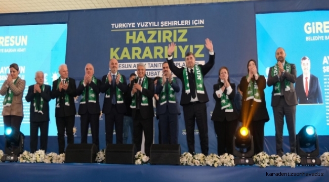 AK Parti Giresun Belediye Başkan Adaylarını Tanıttı