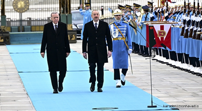 Azerbaycan Cumhurbaşkanı Aliyev Cumhurbaşkanlığı Külliyesinde