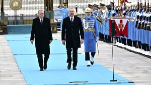 Azerbaycan Cumhurbaşkanı Aliyev Cumhurbaşkanlığı Külliyesinde