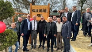 Çaycuma'da Hasan Akgönül Parkı açıldı