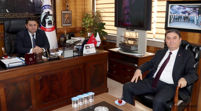 CHP Zonguldak Belediye Başkan Adayı Erdem'den, GMİS'e ziyaret