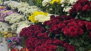 Çiçekçilerin sevgililer günü mesaisi